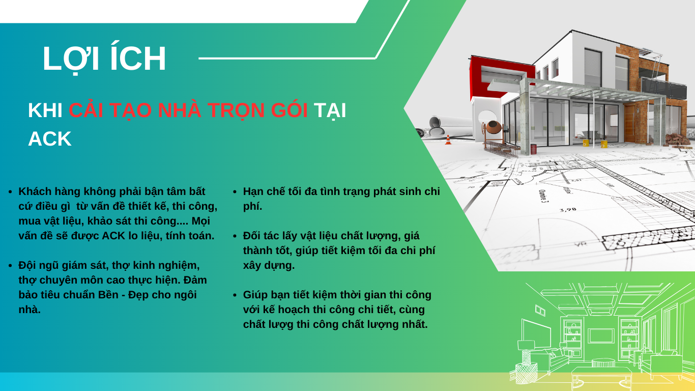 lợi ích cải tạo nhà